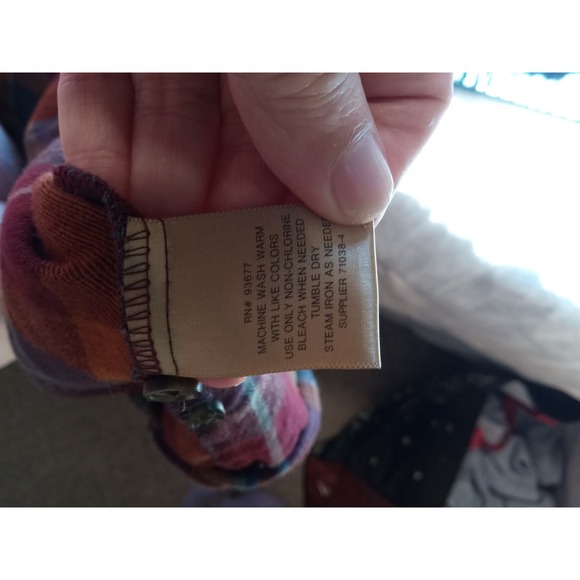 The Foundry Shirt Mens 3XL Plaid Button Up Long Sleeve Pocket Hiking Flannel - Picture 10 of 10